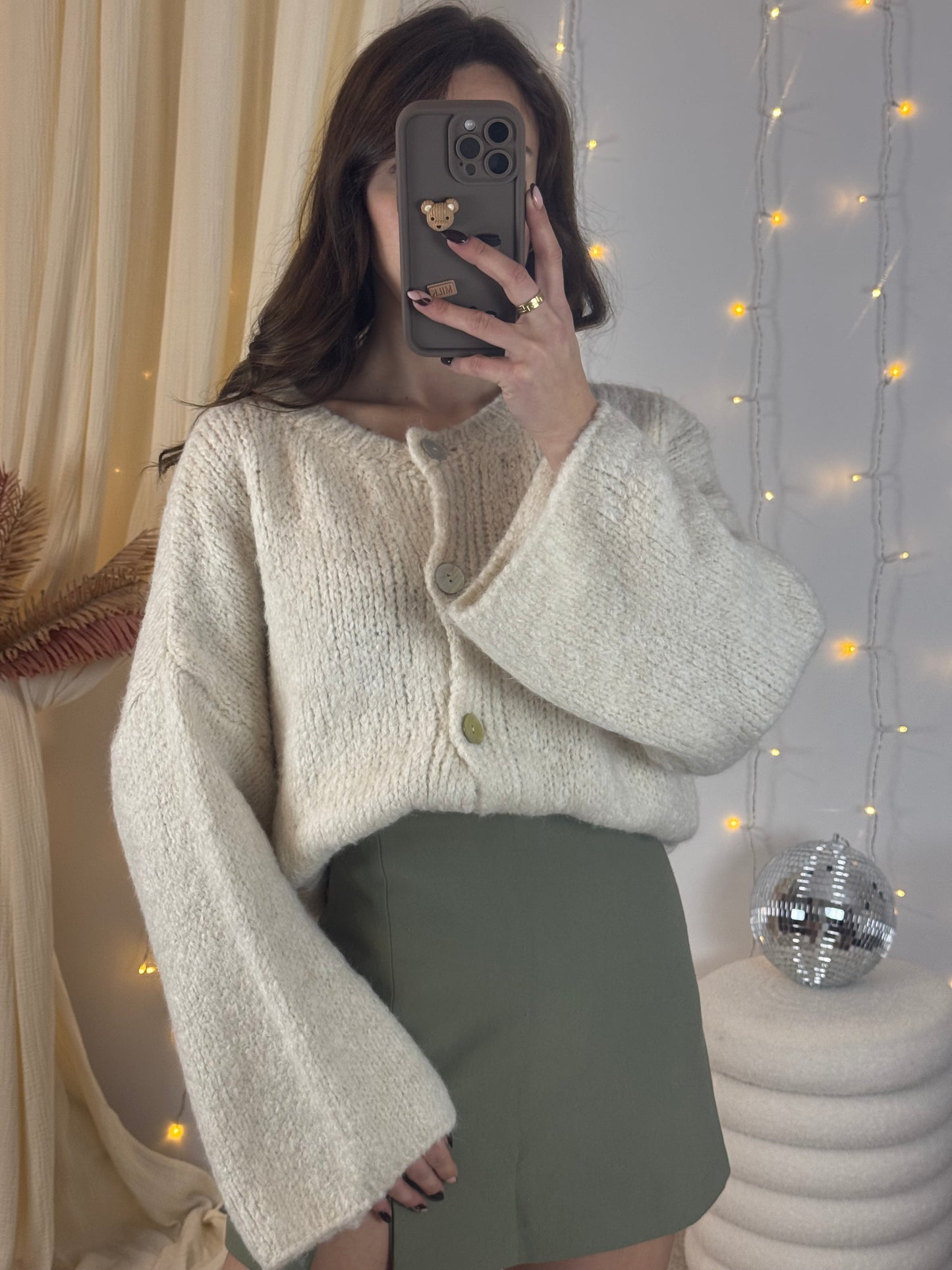GILET CLARISSE - ECRU