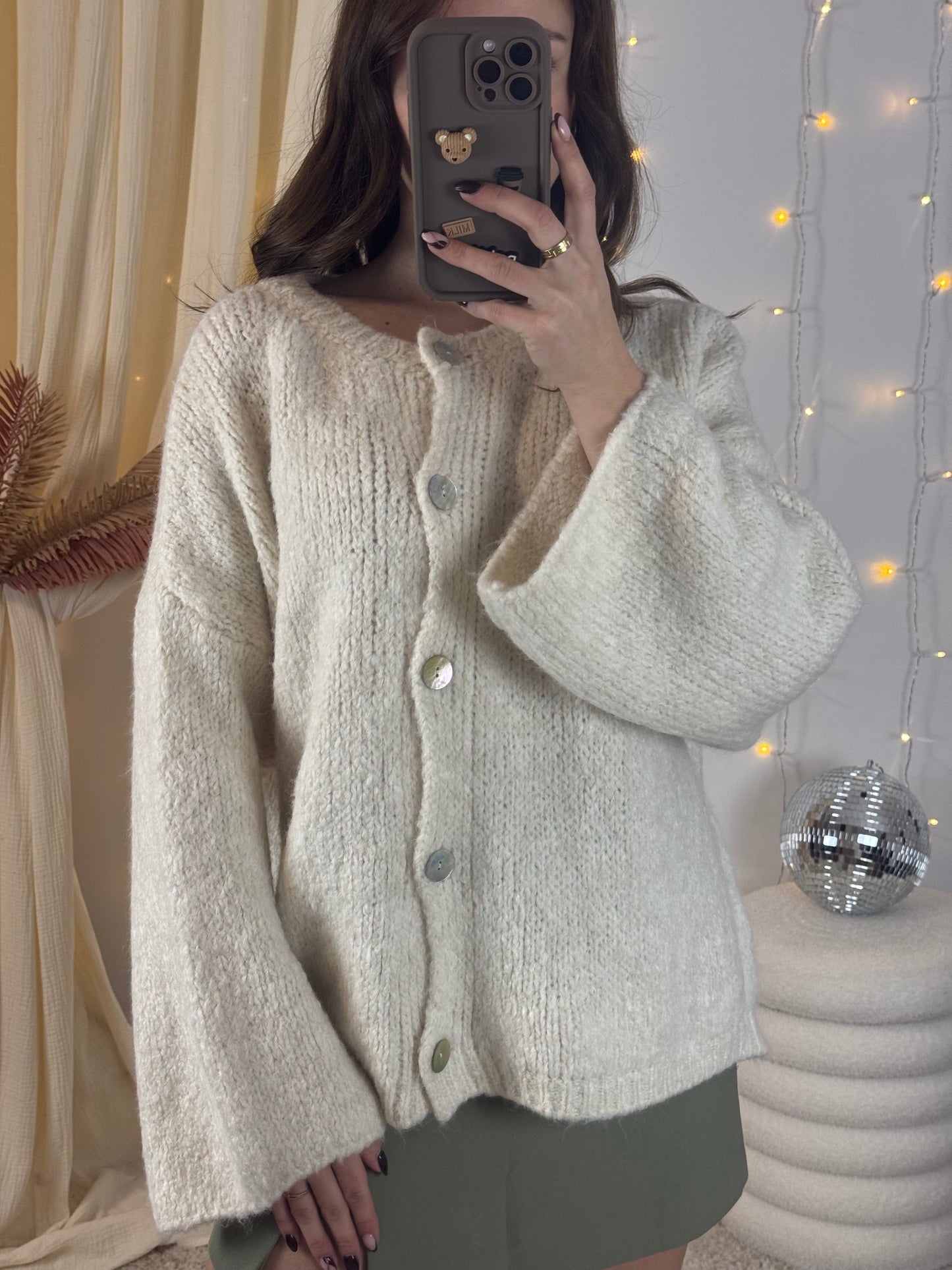 GILET CLARISSE - ECRU