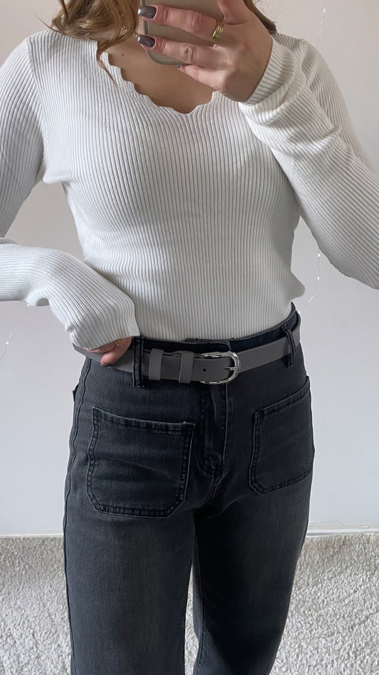 CEINTURE GRISE
