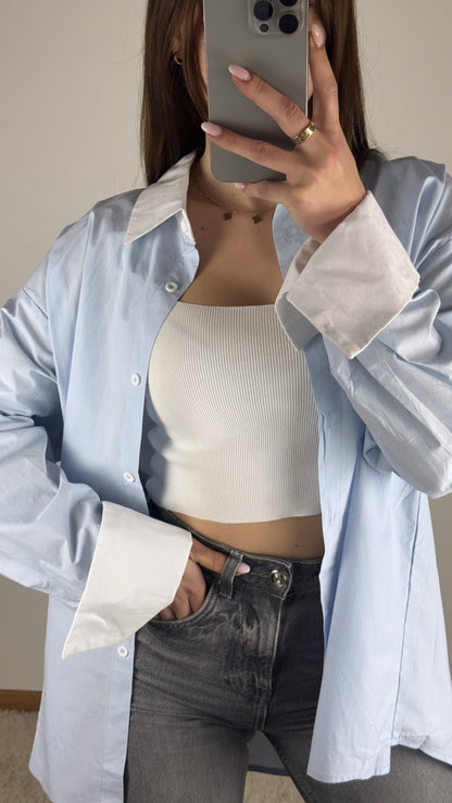 CHEMISE AVA - BLEU