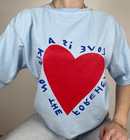 T-SHIRT LOVE - BLEU