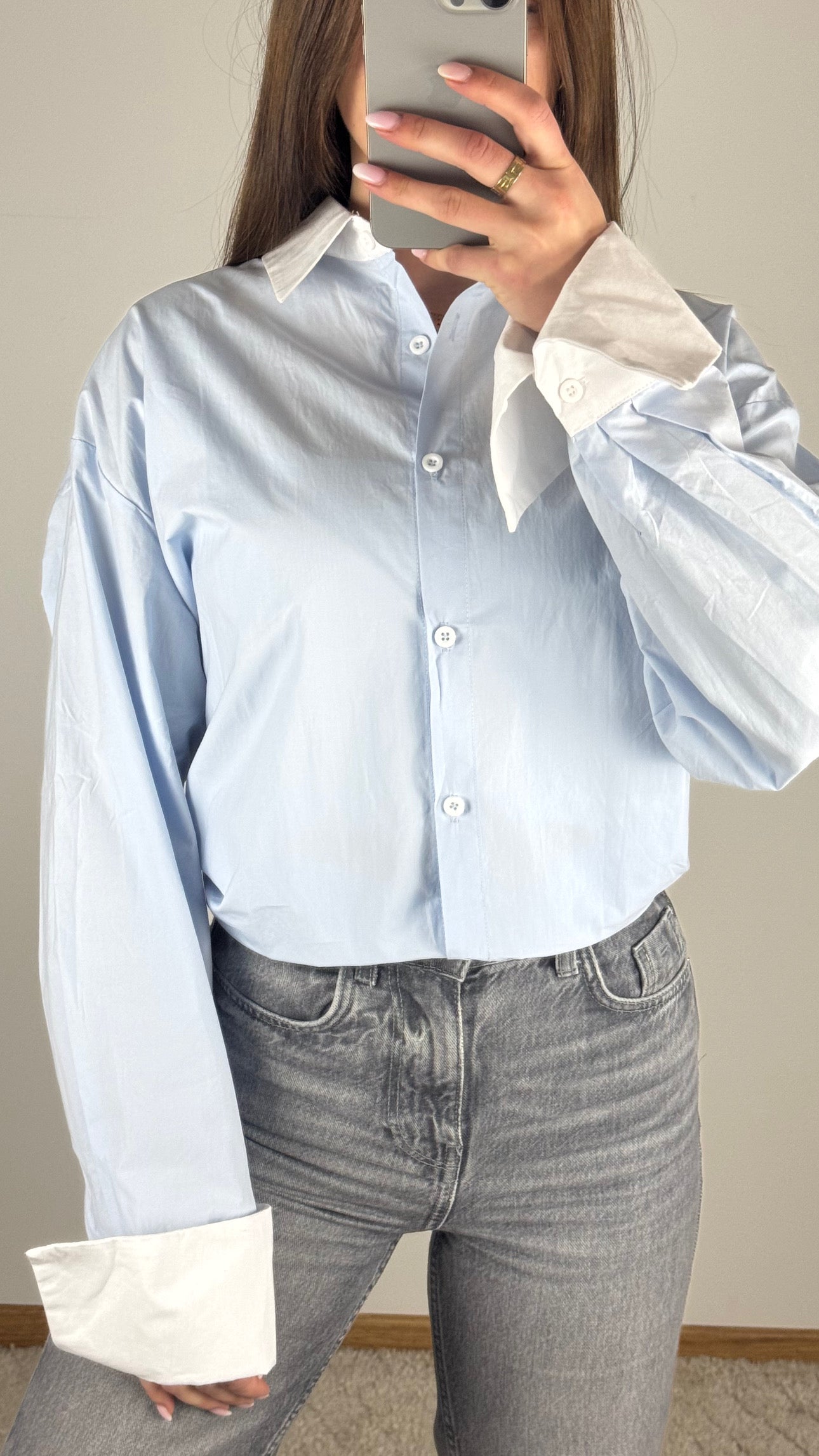 CHEMISE AVA - BLEU