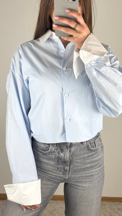 CHEMISE AVA - BLEU