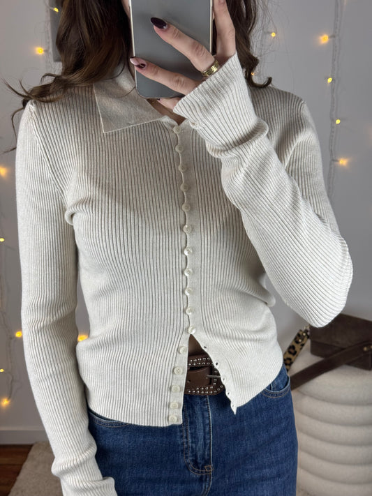 GILET MARINA - BEIGE